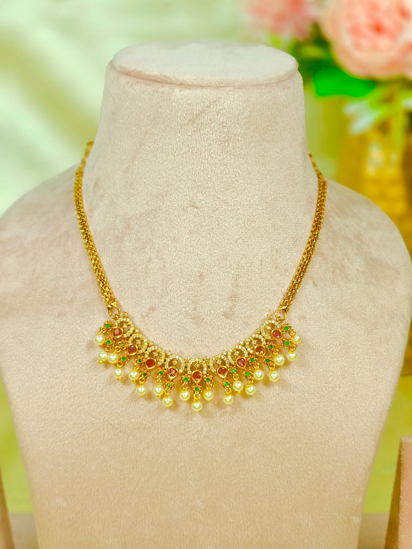 Nitya Choker (Earrings are not included)