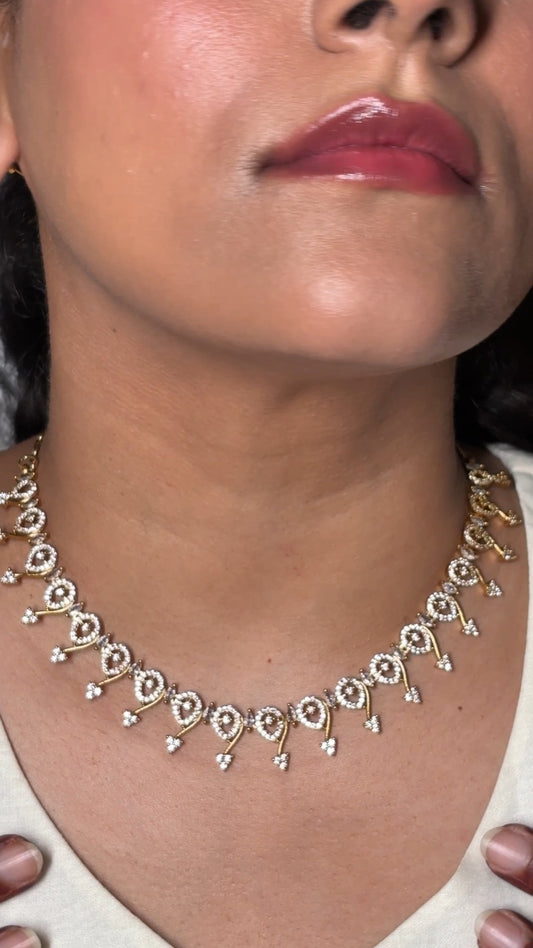 Morni Diamond Neckless Set