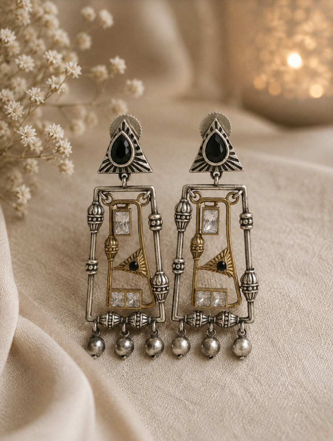 Zoyee Silver Earrings