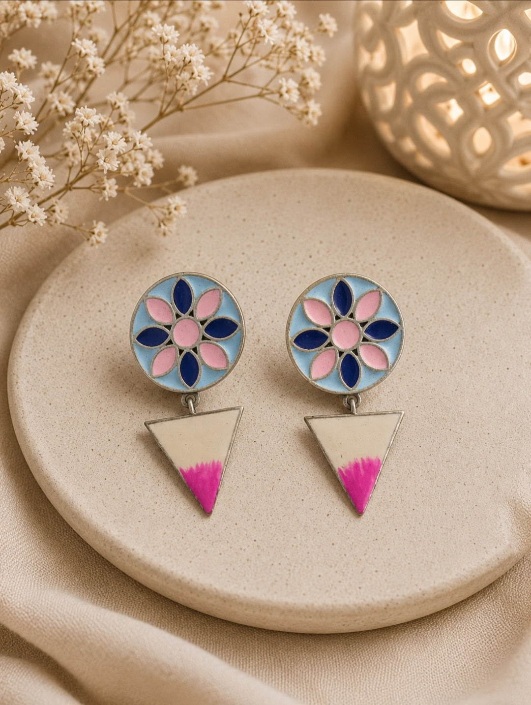 Oishi Silver Earrings