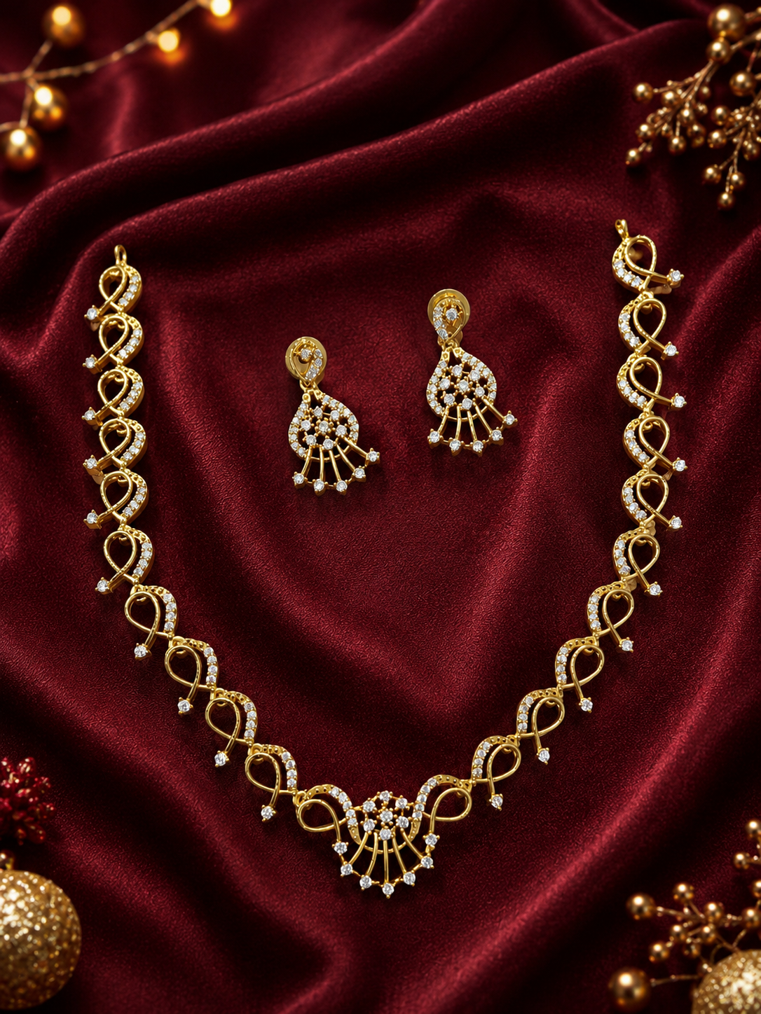 Mia Diamond Neckless Set