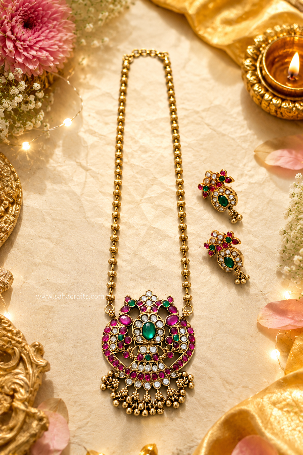 Ajanta Pendant Set