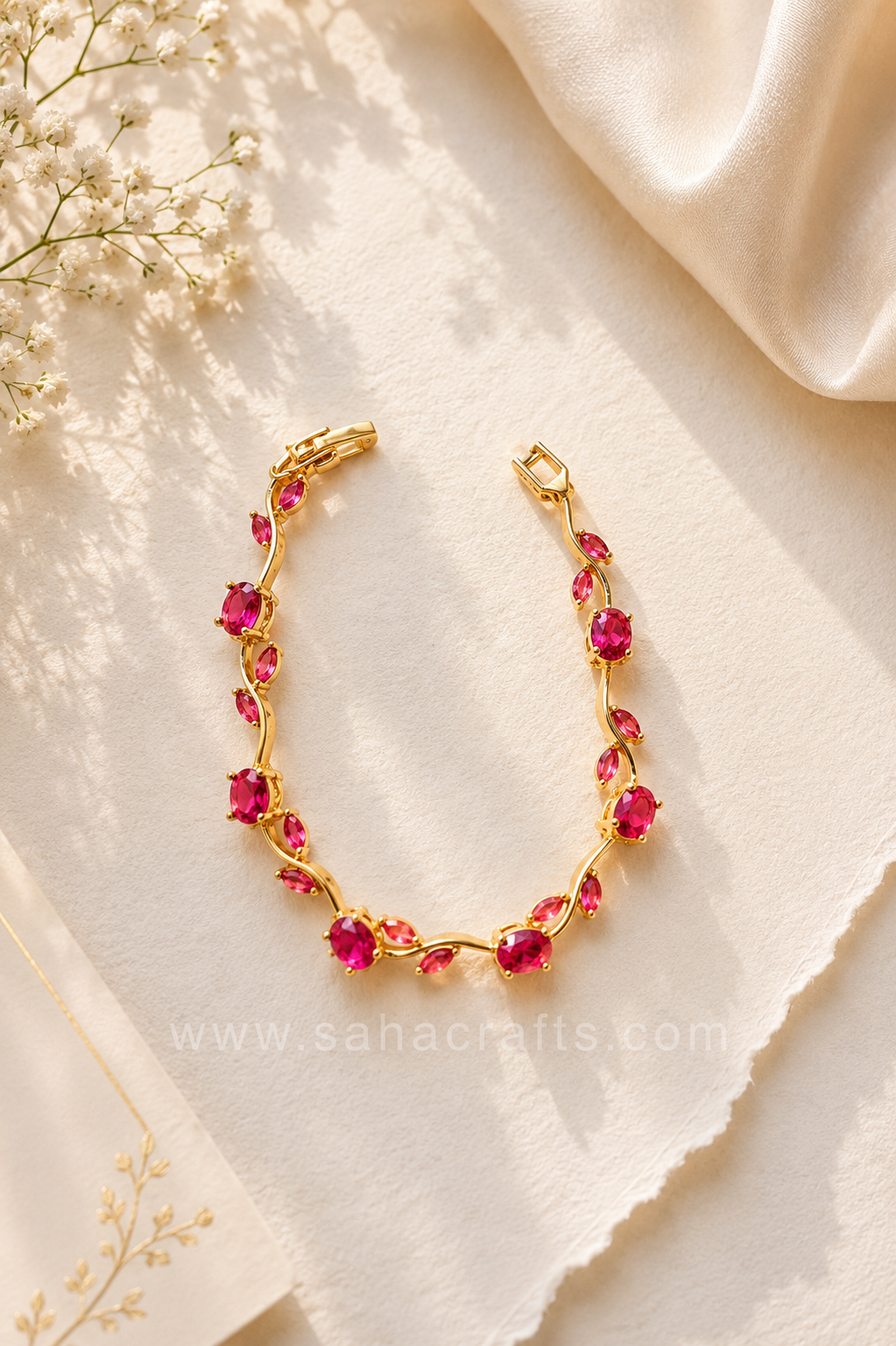 Ruby Neckless Set