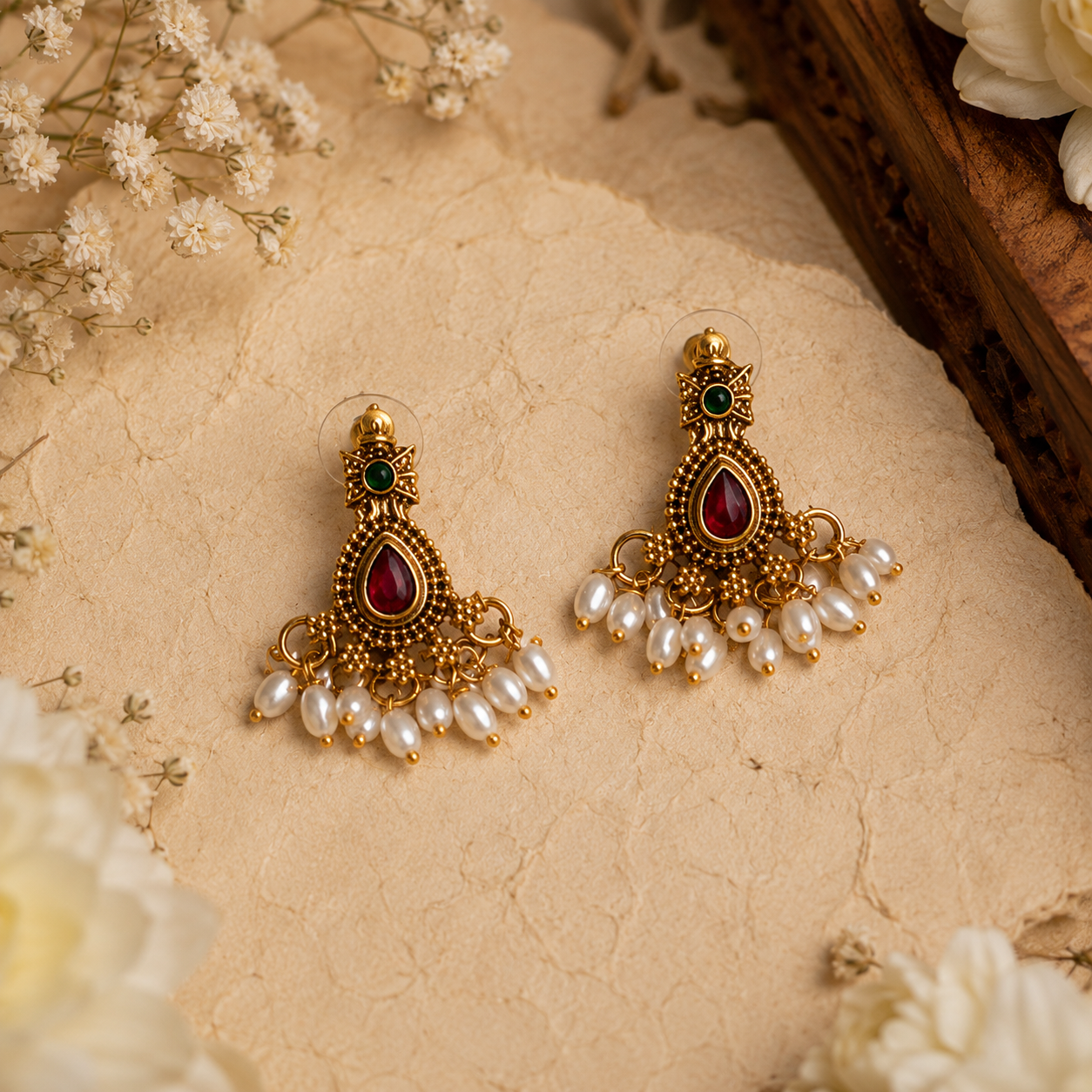 Manohari Gold Neckless Set