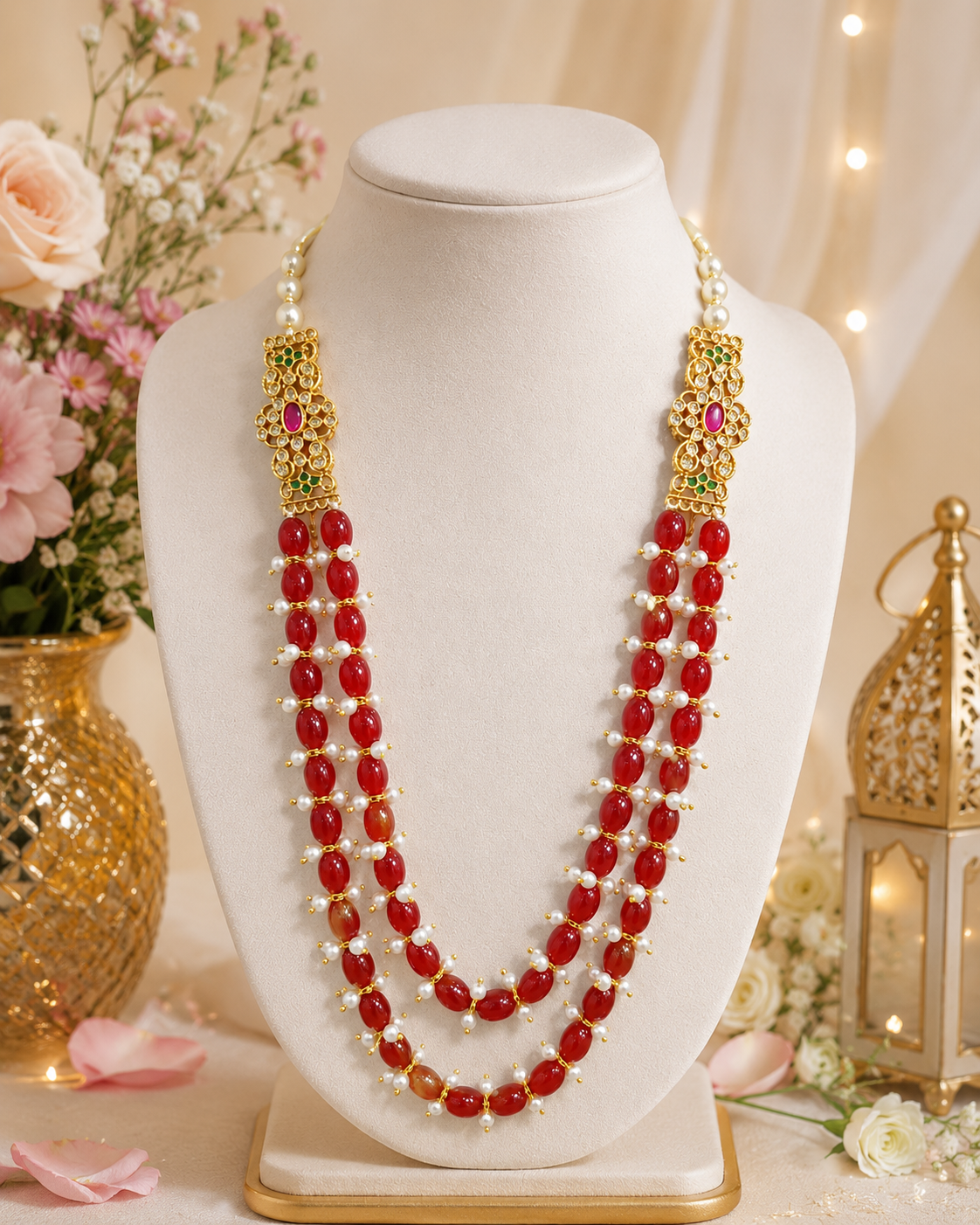 Purva Ruby Long Mala