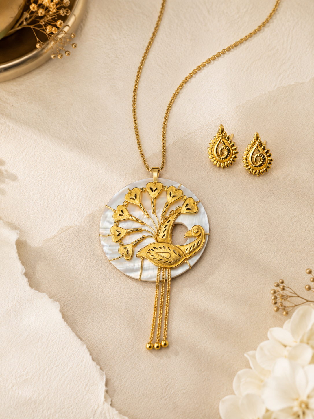Mayuri Pendant Set