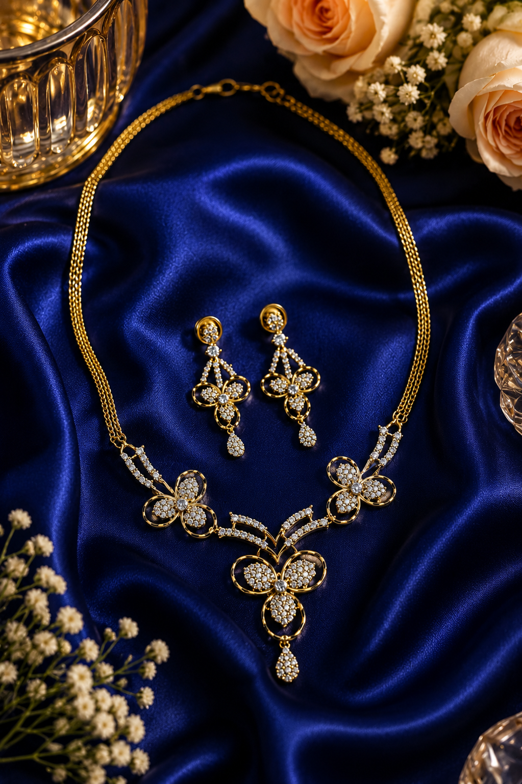 Zaara Diamond Necklace Set