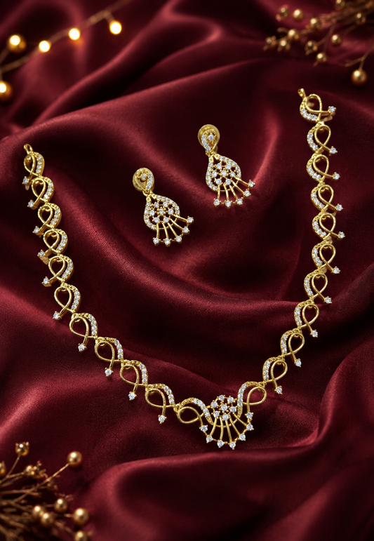 Mia Diamond Neckless Set