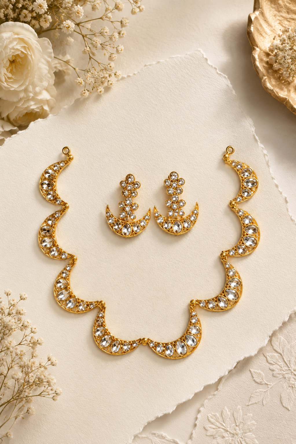 Chand Diamond Necklace Set