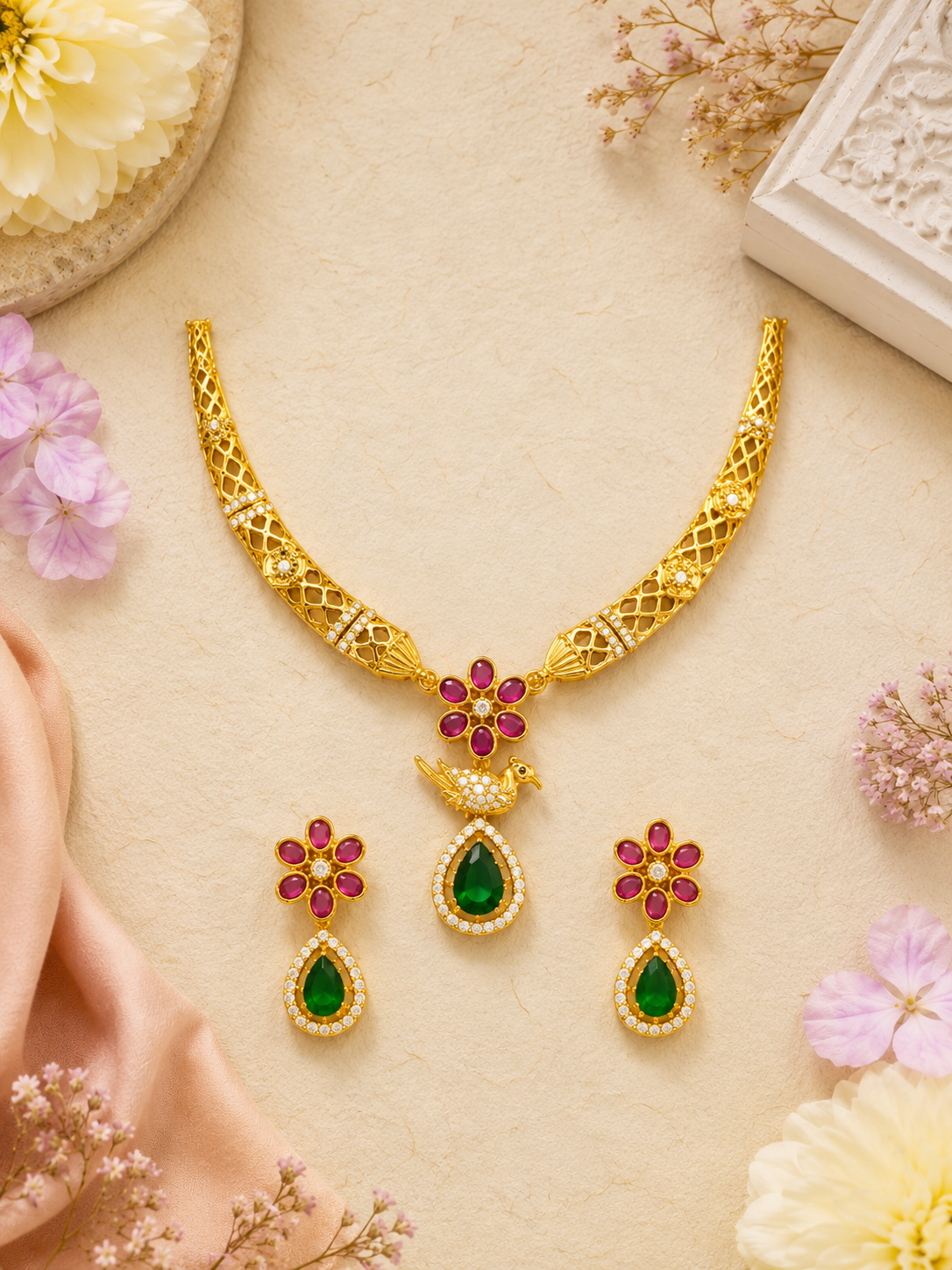 Pakhizaa Hasli Neckless Set