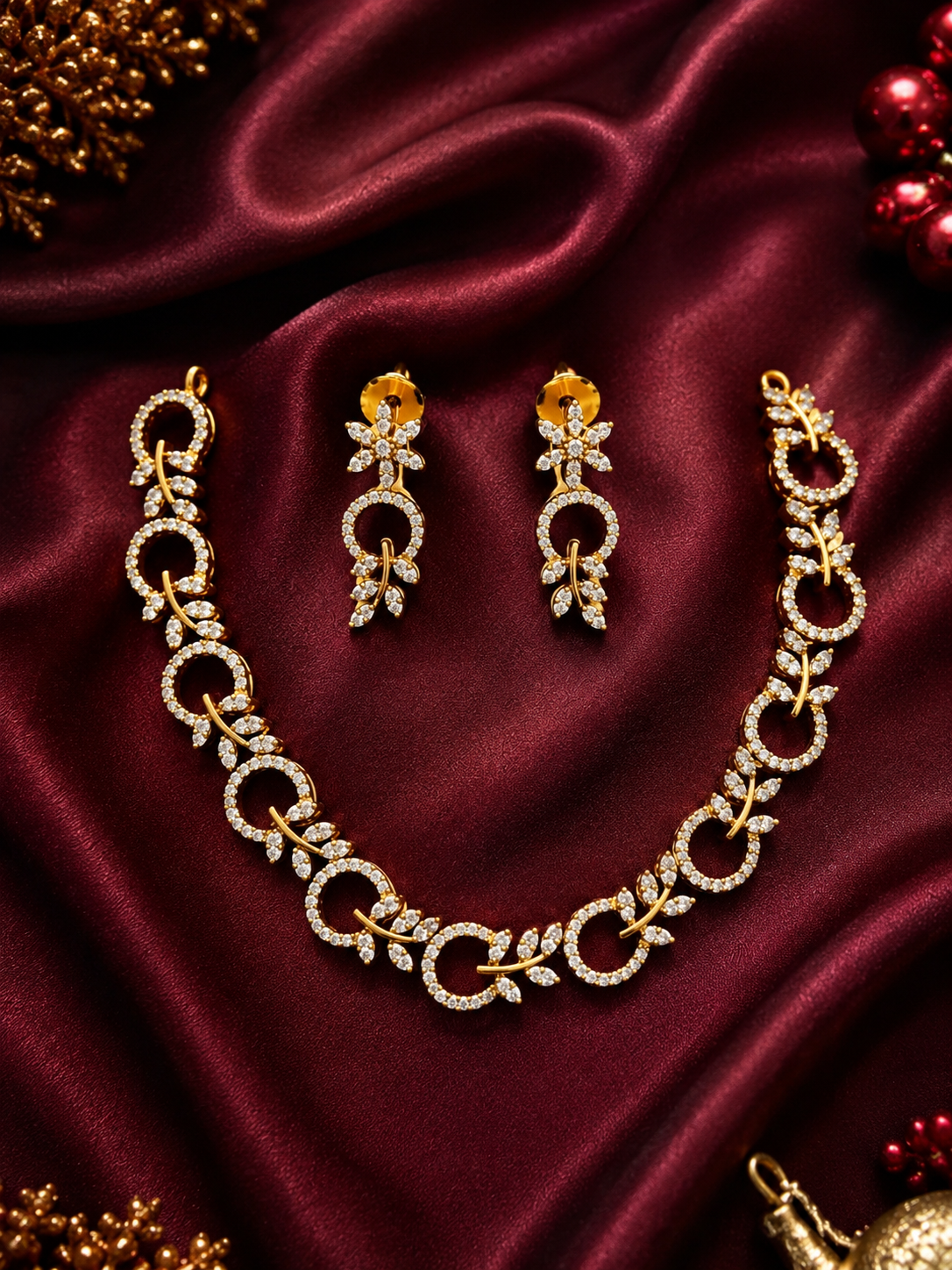 Ava Diamond Neckless Set