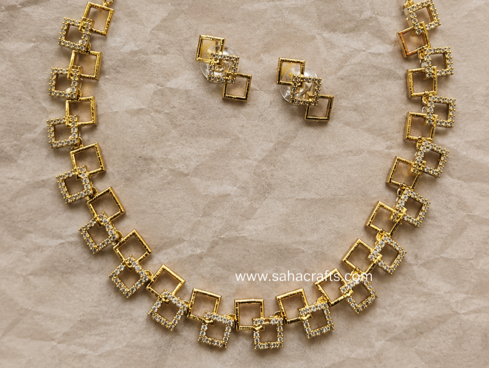 Zoya Diamond Neckless Set