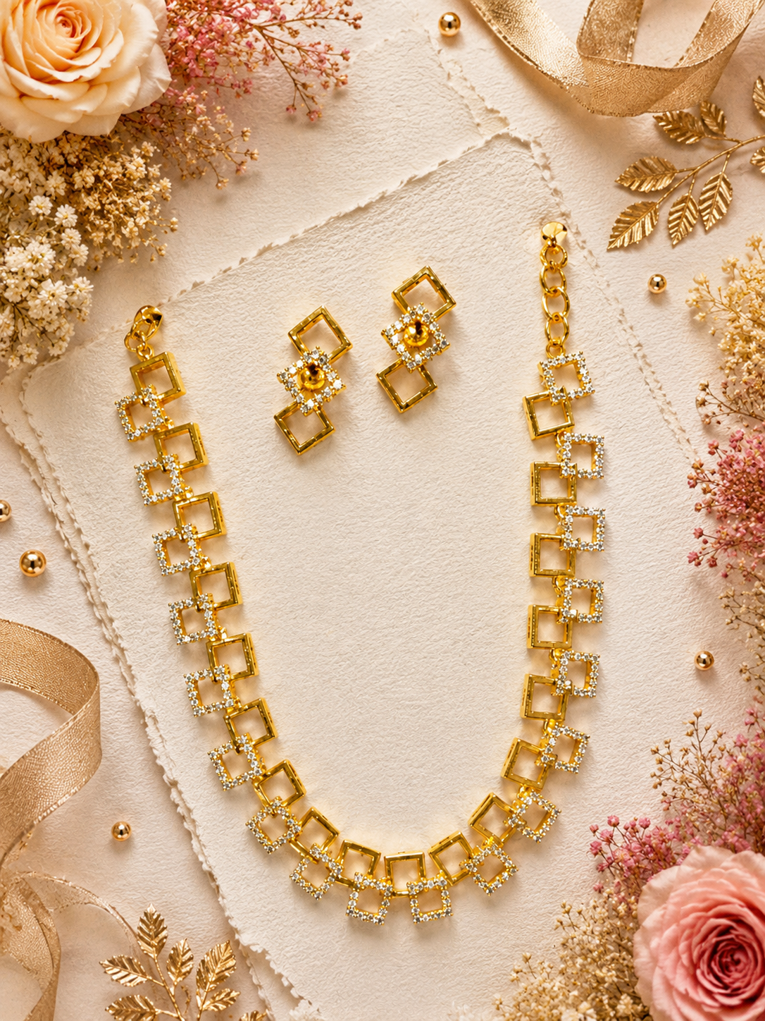 Zoya Diamond Neckless Set