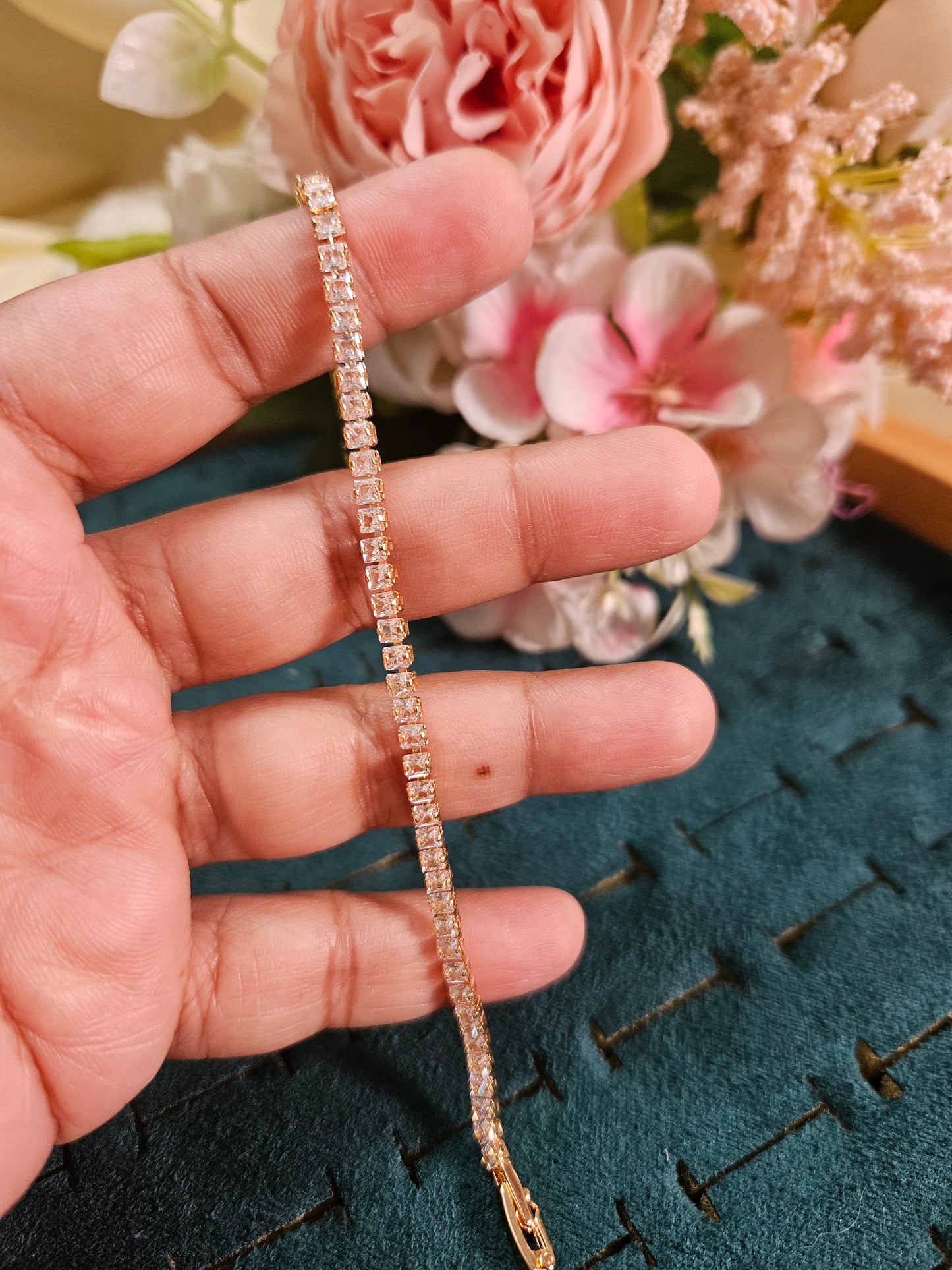 Erika Diamond Lookalike Tennis Bracelet