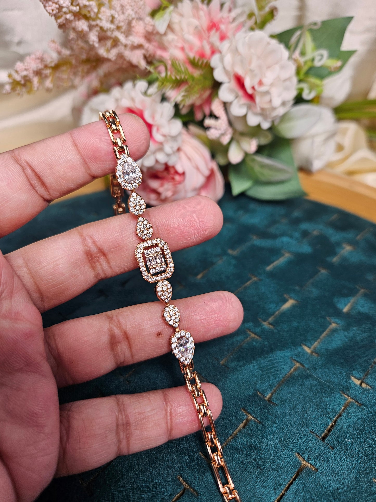 Katy Diamond Lookalike Tennis Bracelet