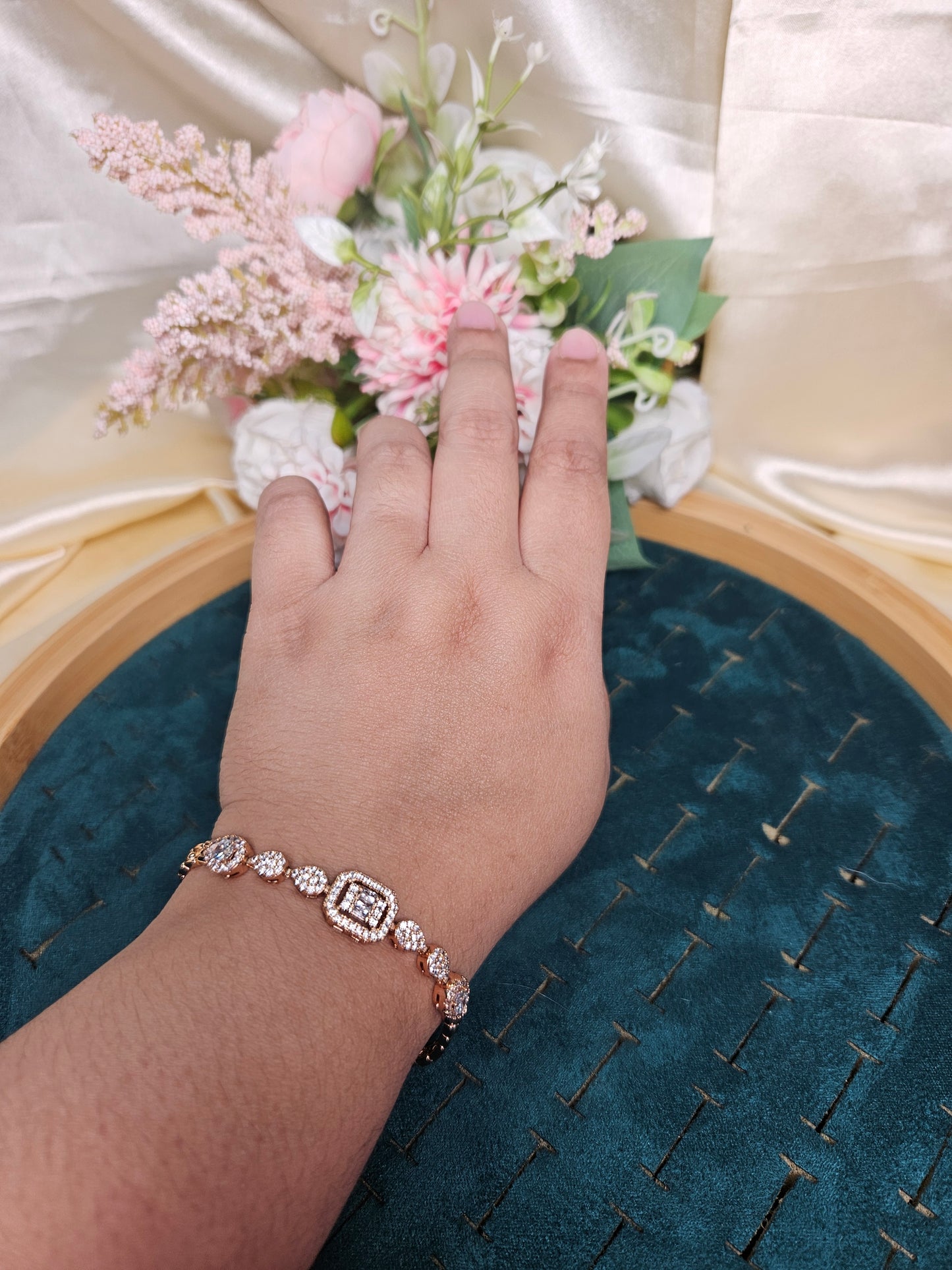 Katy Diamond Lookalike Tennis Bracelet