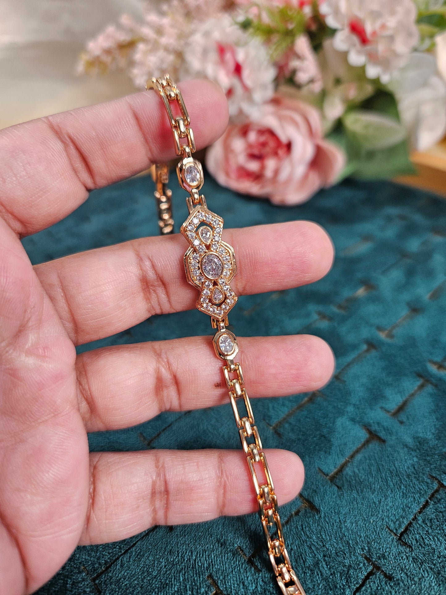 Gomez Diamond Lookalike Tennis Bracelet