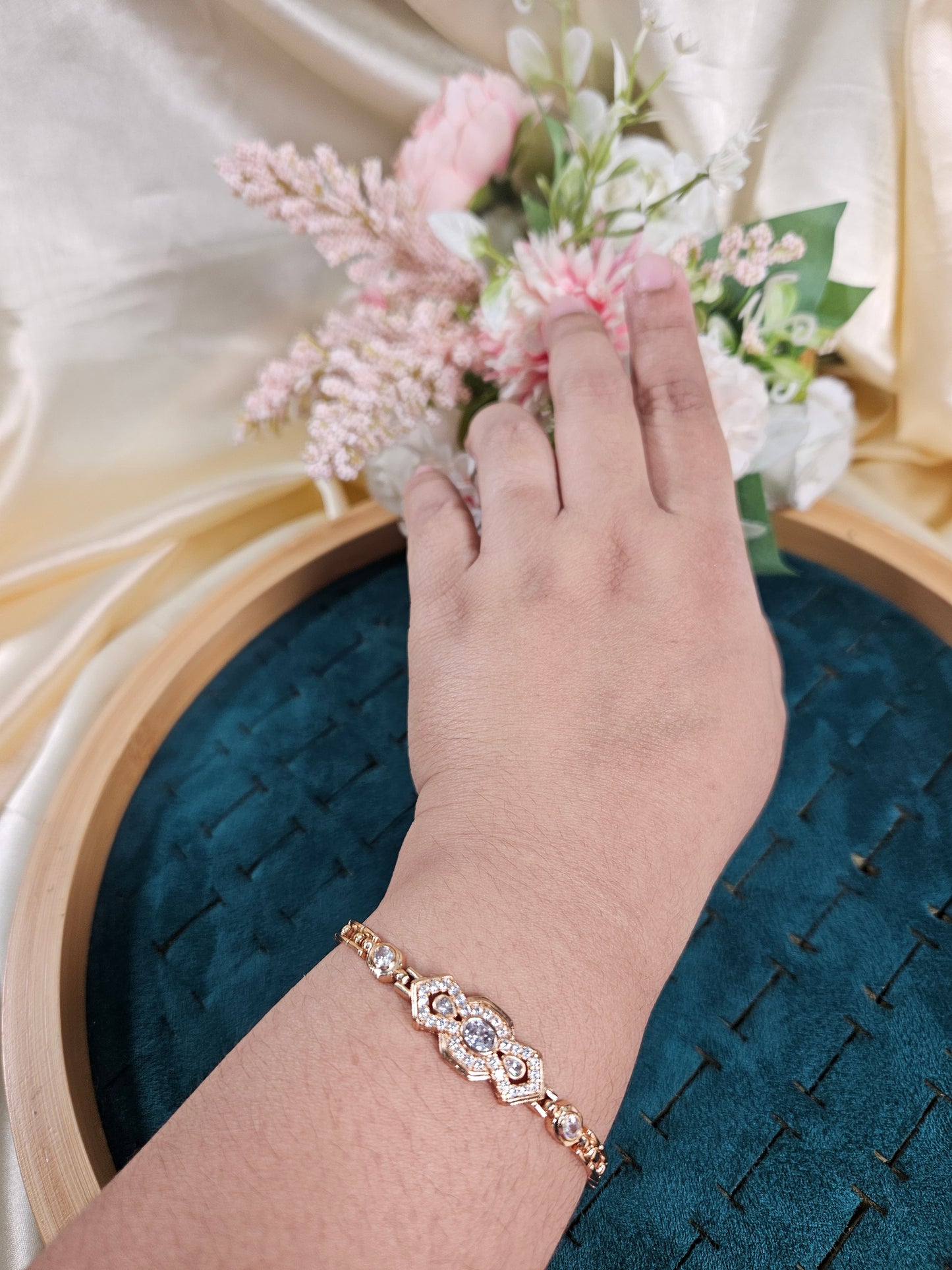 Gomez Diamond Lookalike Tennis Bracelet