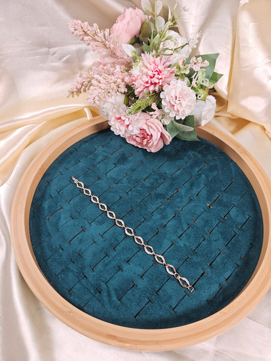 Oliva Diamond Lookalike Tennis Bracelet