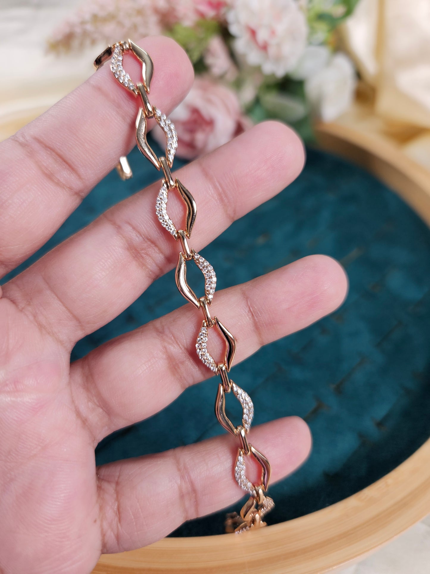 Oliva Diamond Lookalike Tennis Bracelet