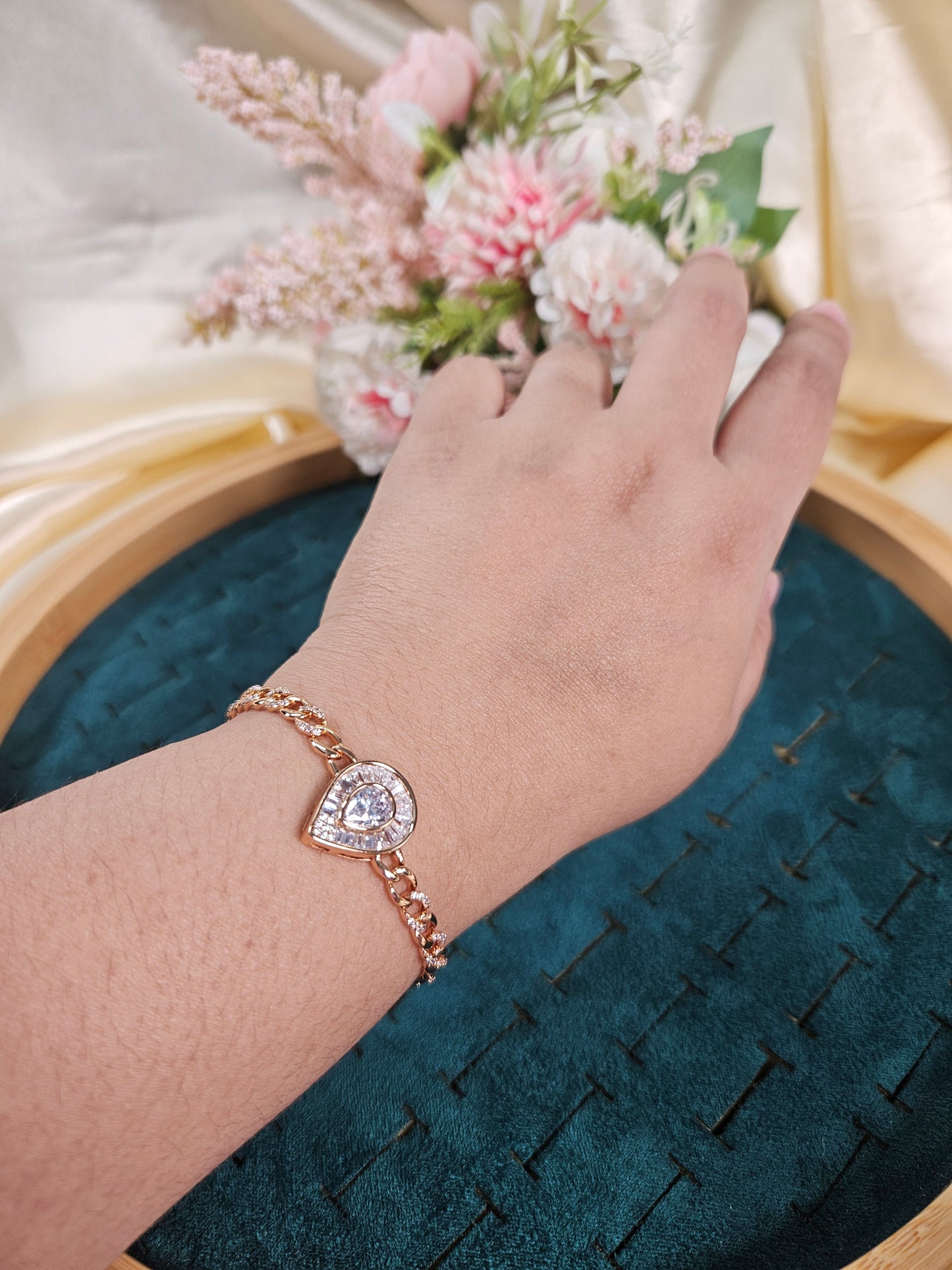 Rachel Diamond Lookalike Tennis Bracelet