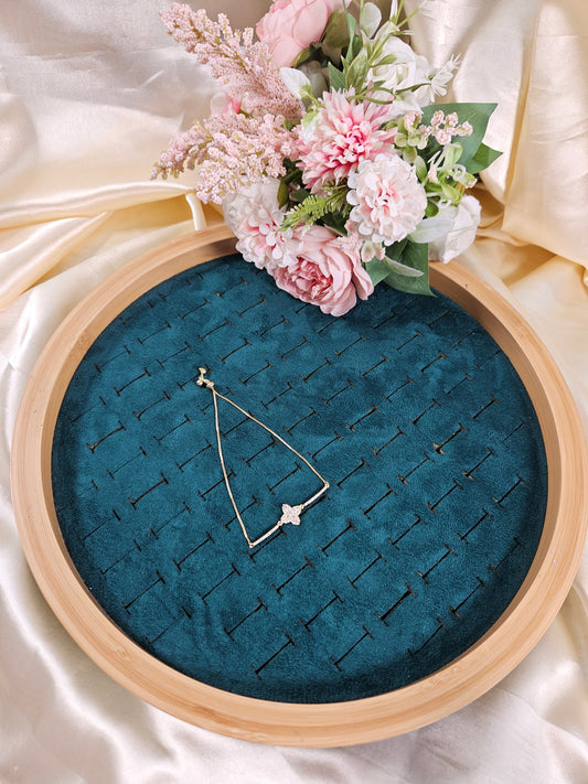 Dimple Diamond Lookalike Tennis Bracelet