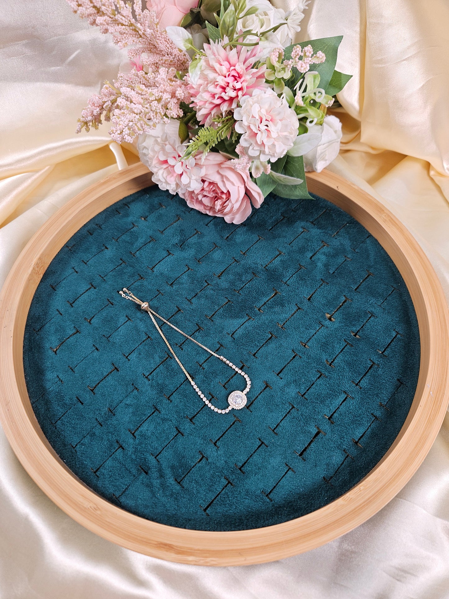 Hailey Diamond Lookalike Tennis Bracelet