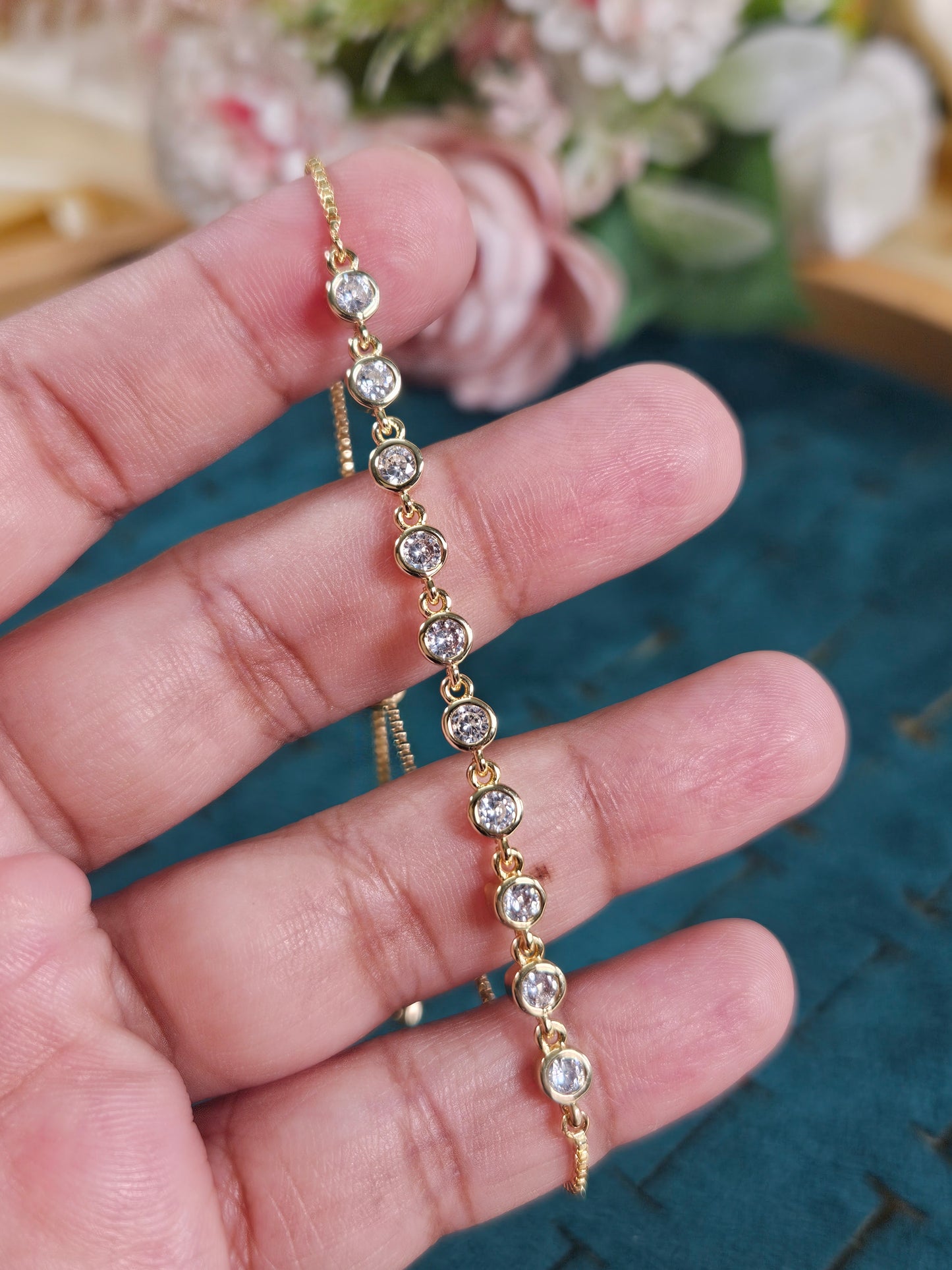 Suzane Diamond Lookalike Tennis Bracelet