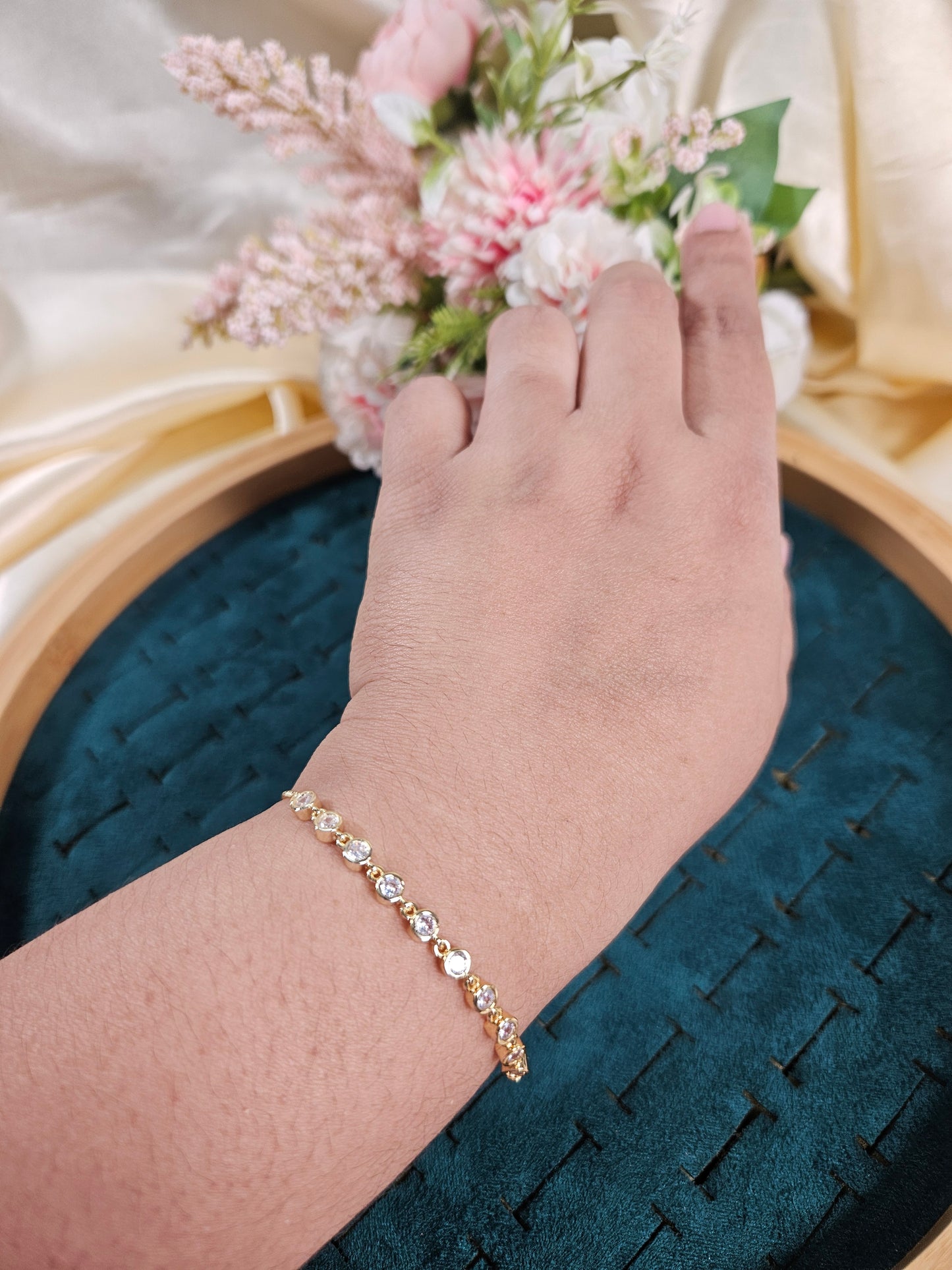 Suzane Diamond Lookalike Tennis Bracelet