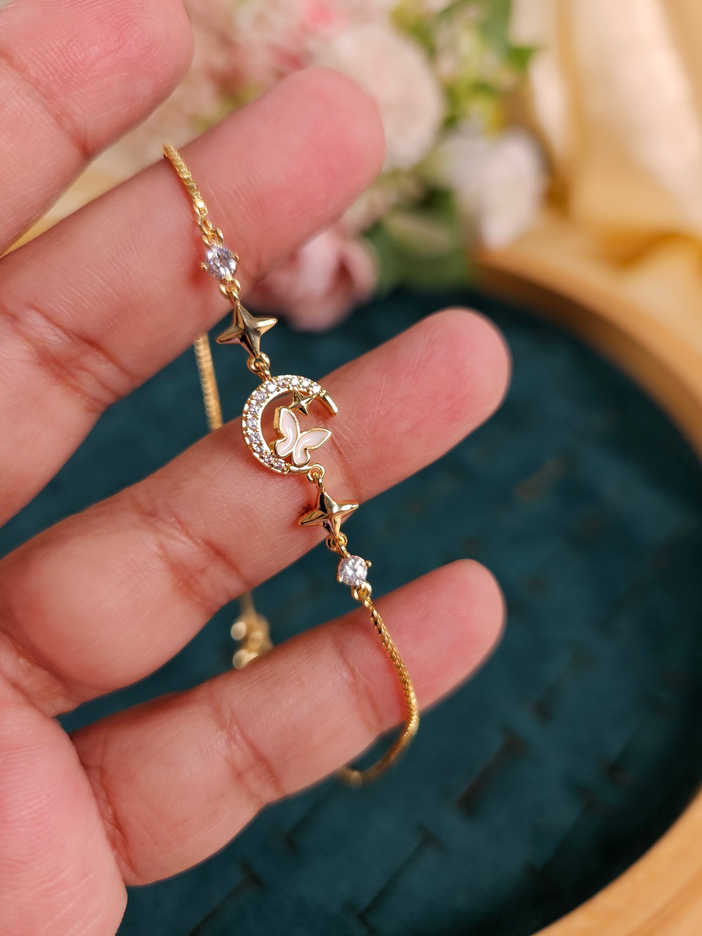 Blossom Diamond Lookalike Tennis Bracelet