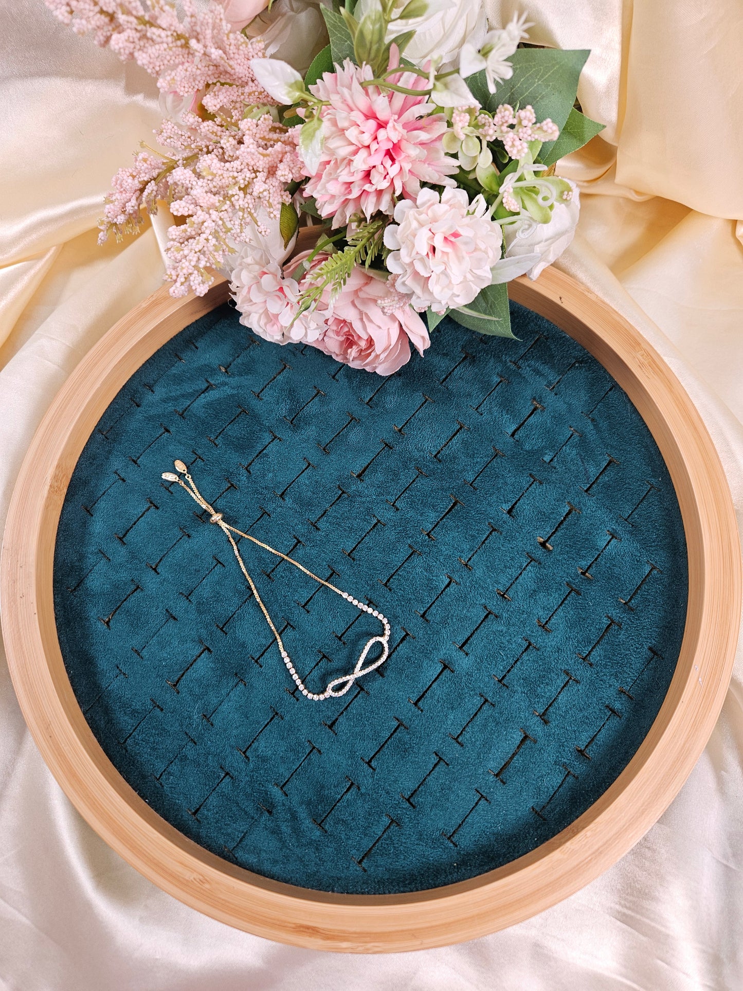 Infinity Diamond Lookalike Tennis Bracelet