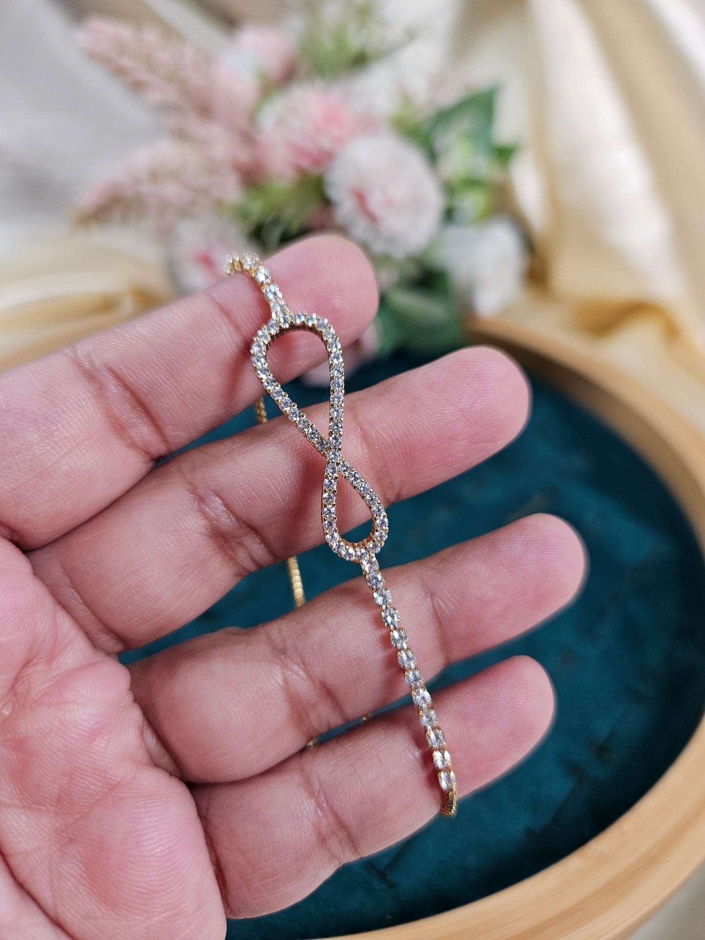 Infinity Diamond Lookalike Tennis Bracelet