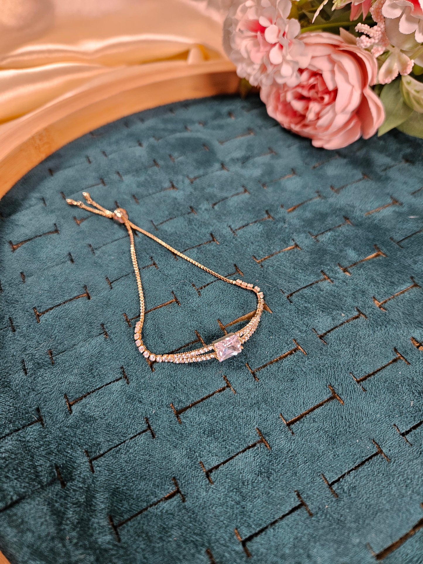 Angelina Diamond Lookalike Tennis Bracelet