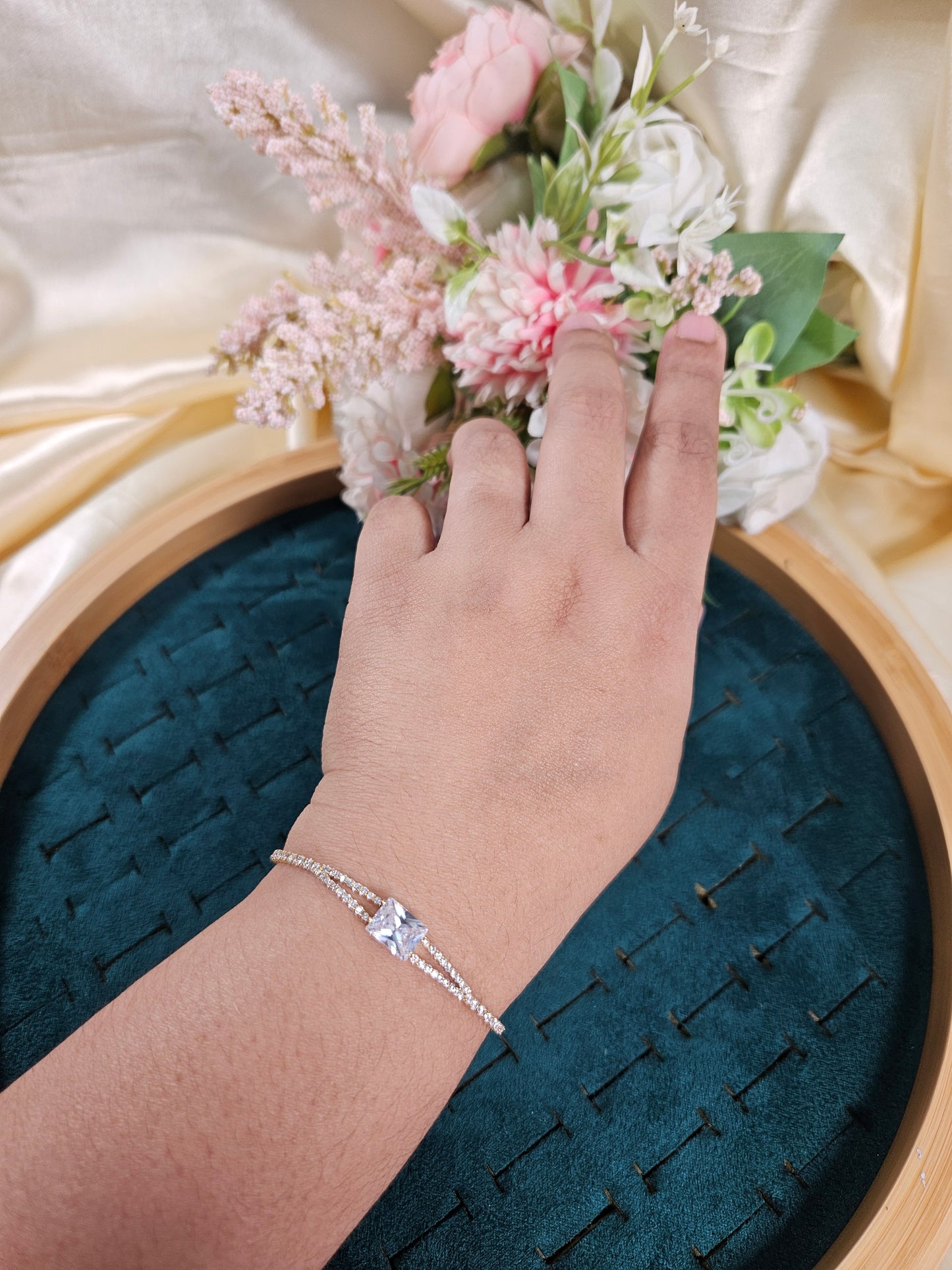 Angelina Diamond Lookalike Tennis Bracelet