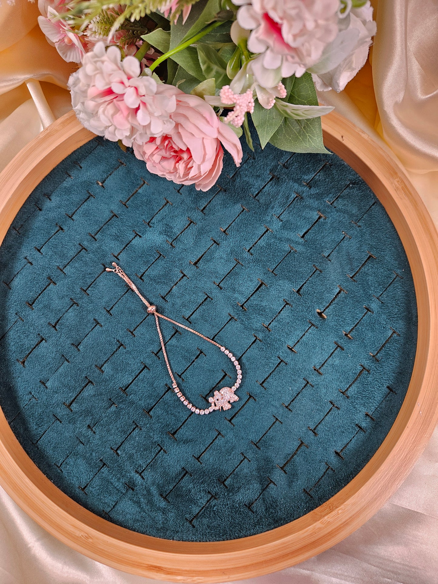 Jumbo Diamond Lookalike Tennis Bracelet