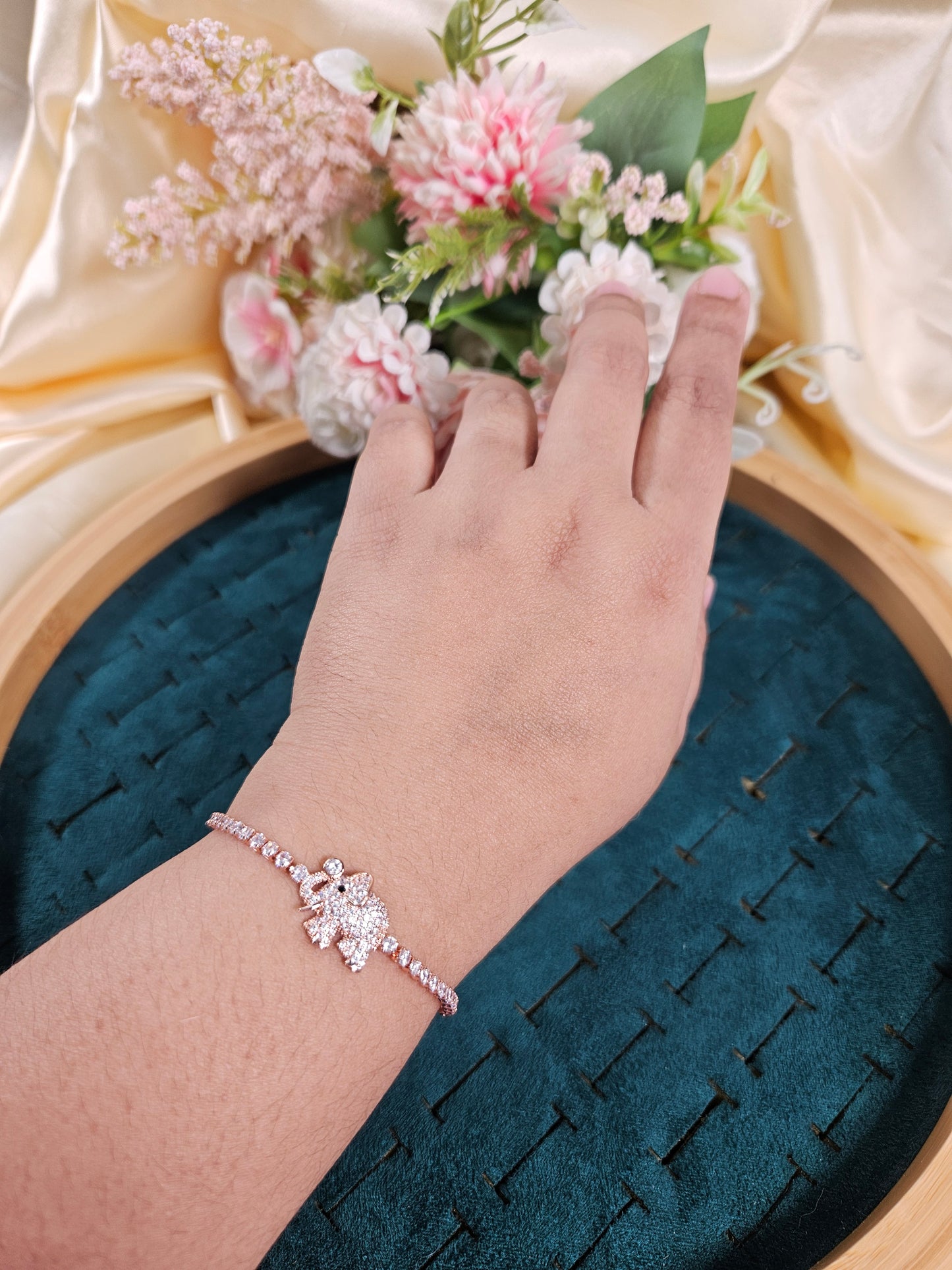 Jumbo Diamond Lookalike Tennis Bracelet