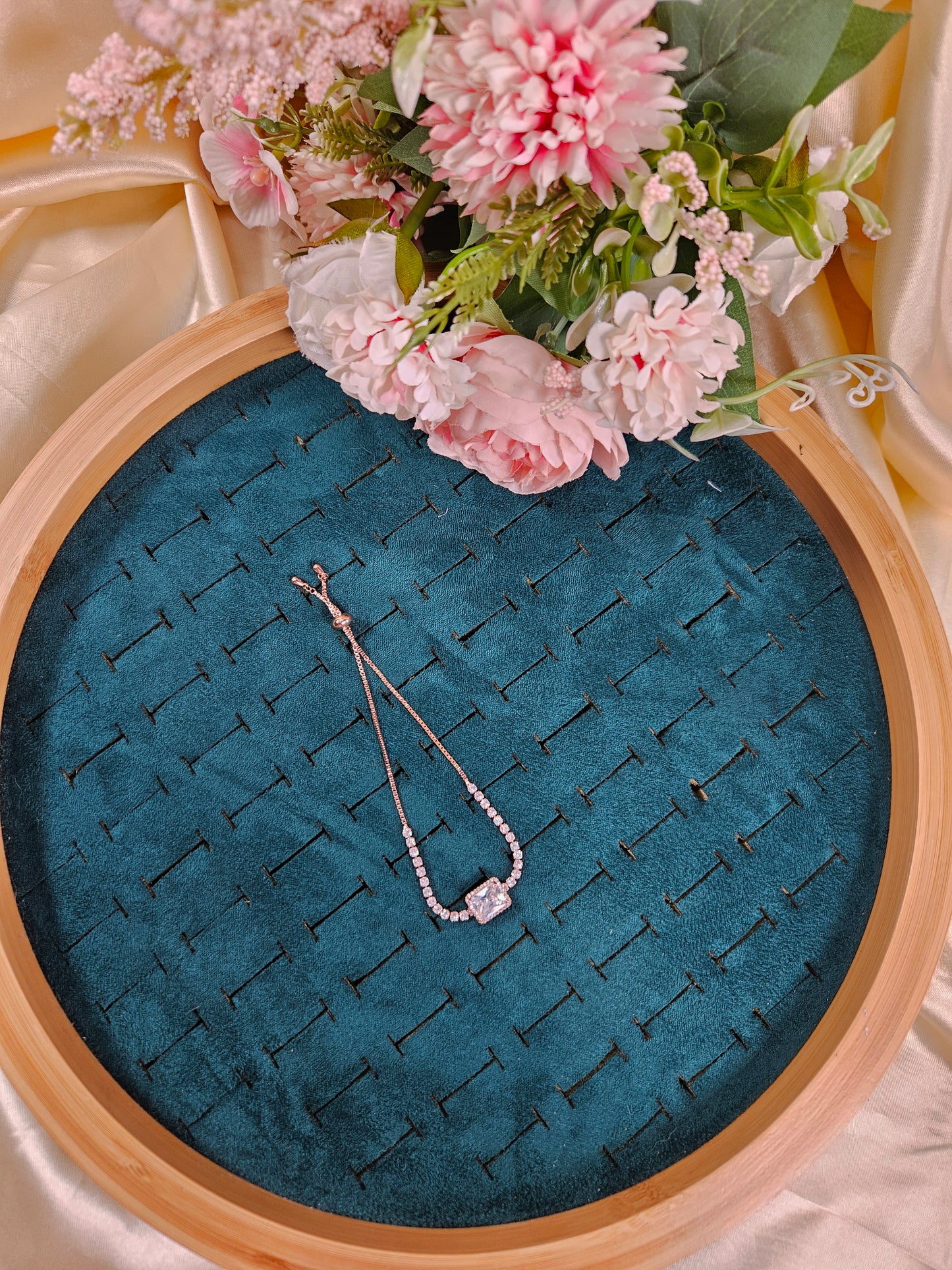 Anne Diamond Lookalike Tennis Bracelet