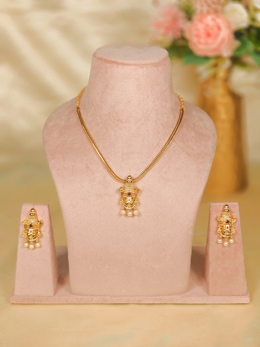 Venkateshwar pendant Set