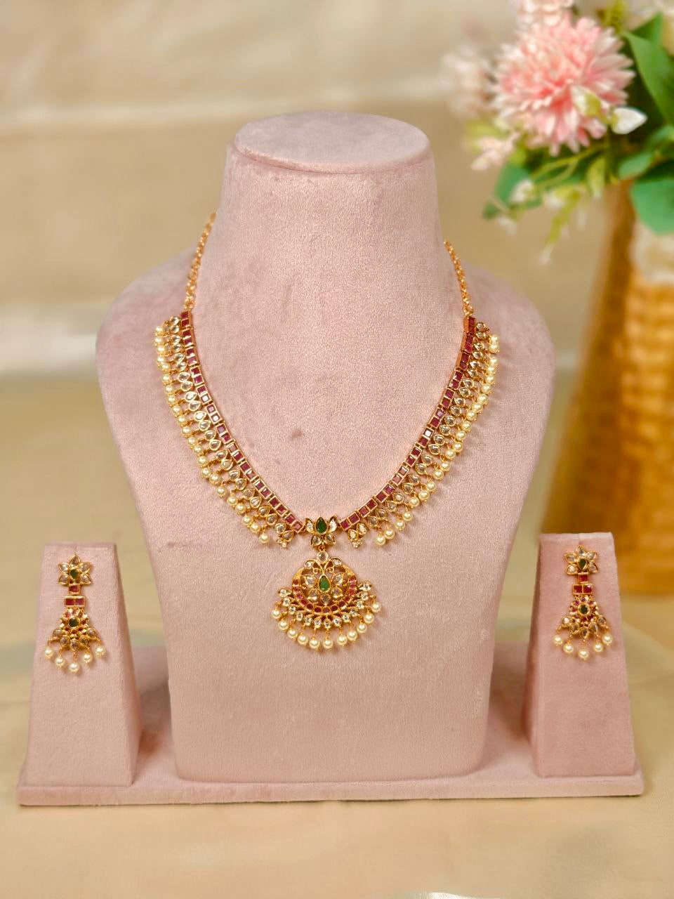 Vrinda Necklace Set