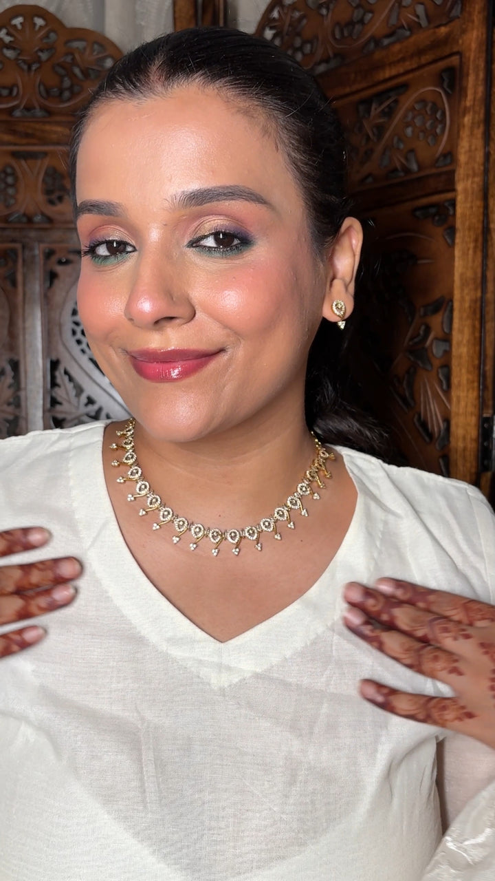 Morni Diamond Neckless Set