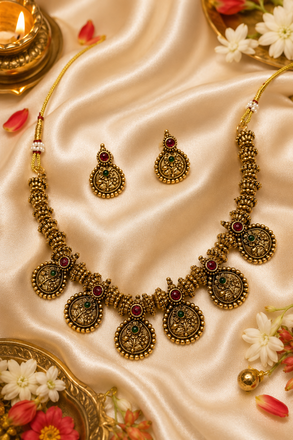 Oishi Gold Neckless Set