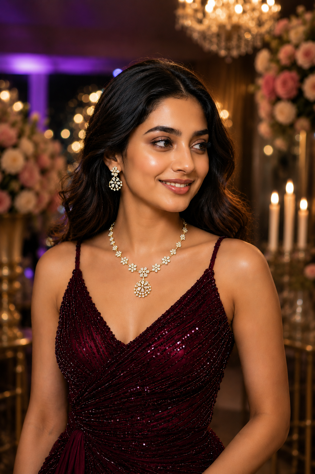 Azra Diamond Necklace Set