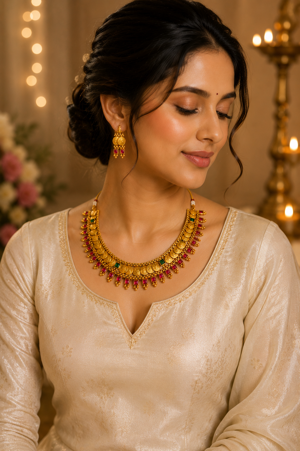 Mohini Gini Gold Neckless Set