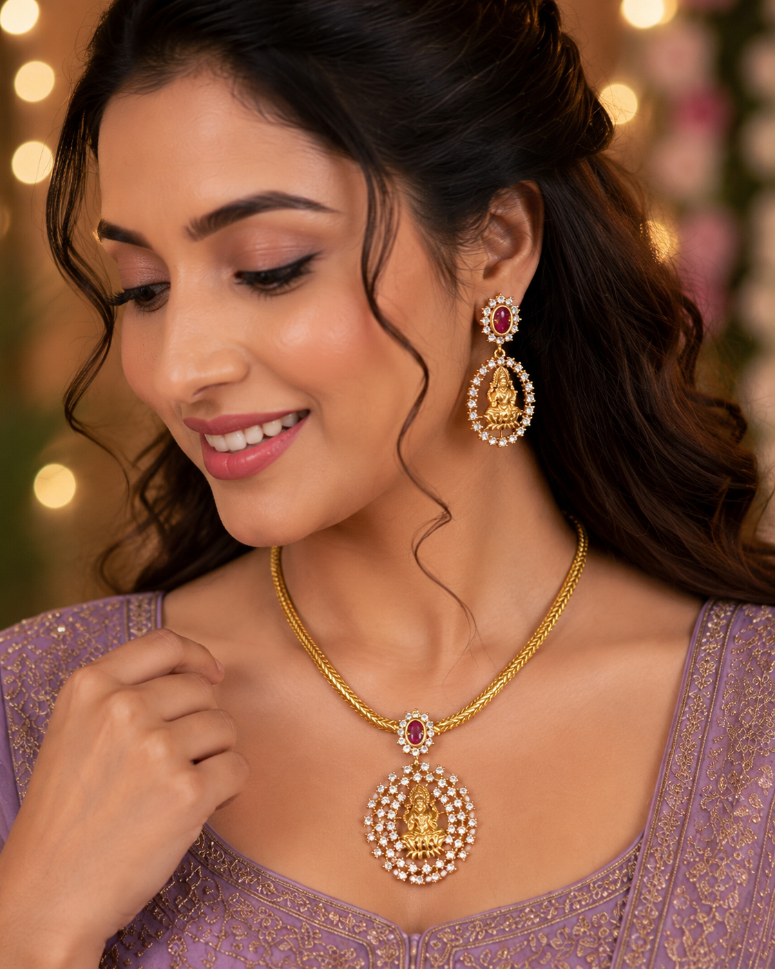 Narayani Pendant Set
