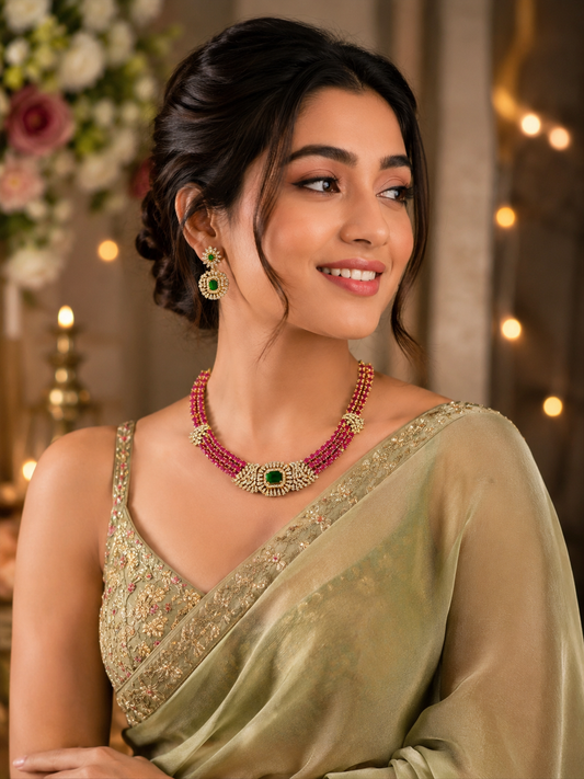 Jaspreet Neckless Set