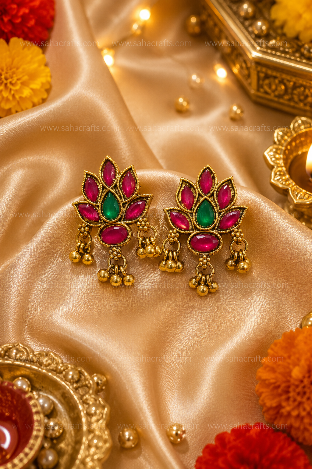 Raashi Gold Neckless Set