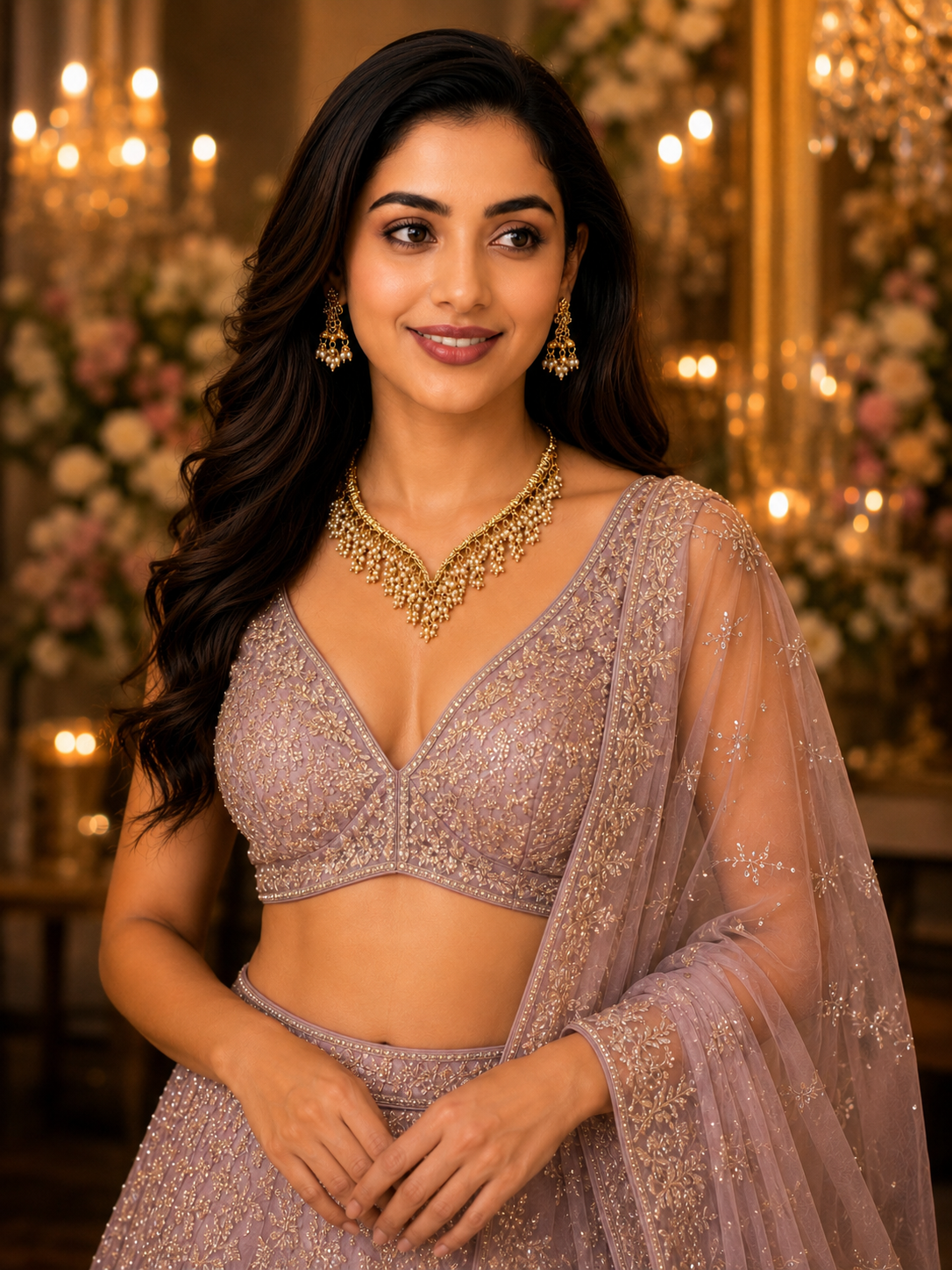 Elsa Gold Neckless Set