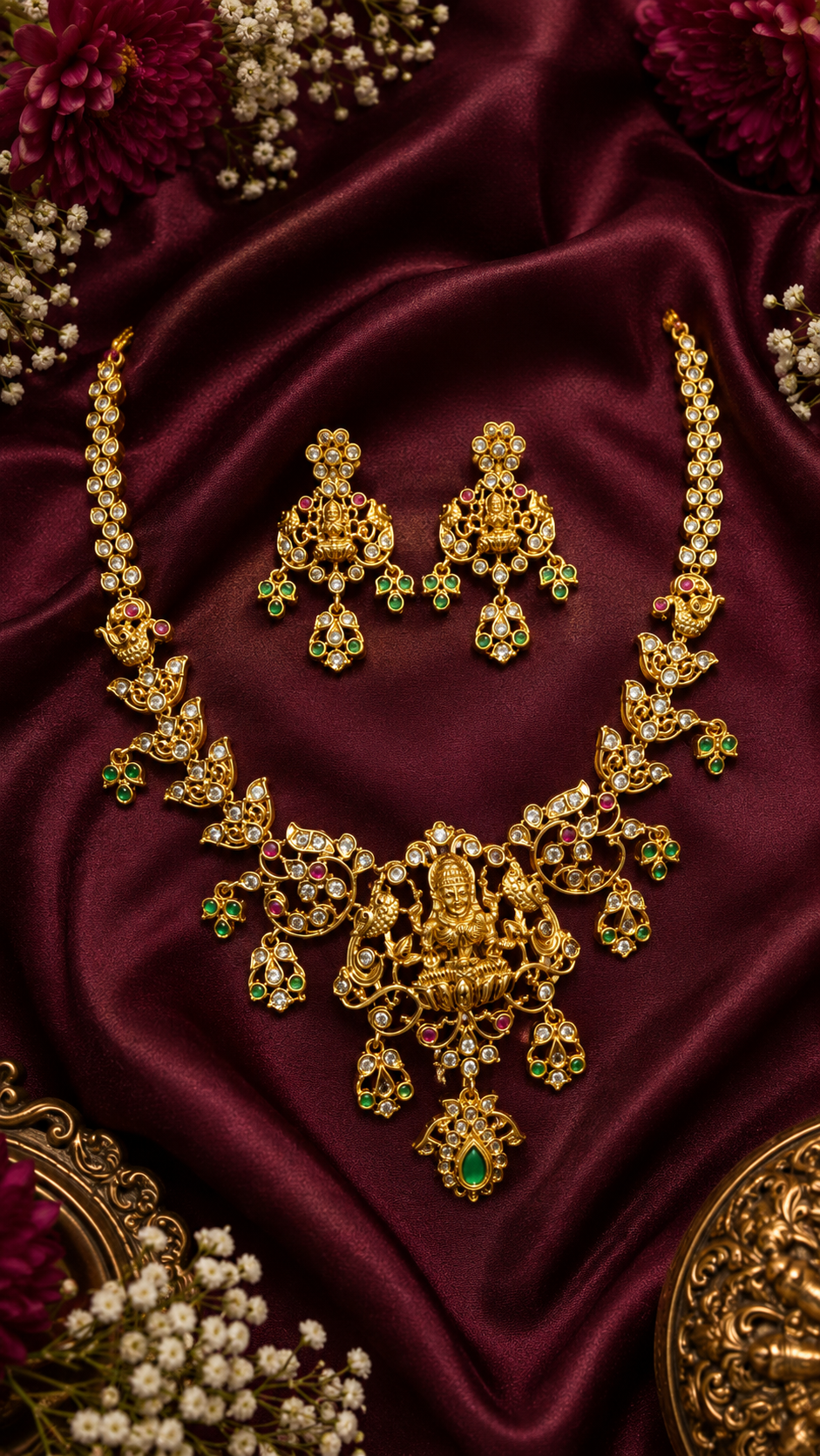 Laxmi Gold Neckless Set