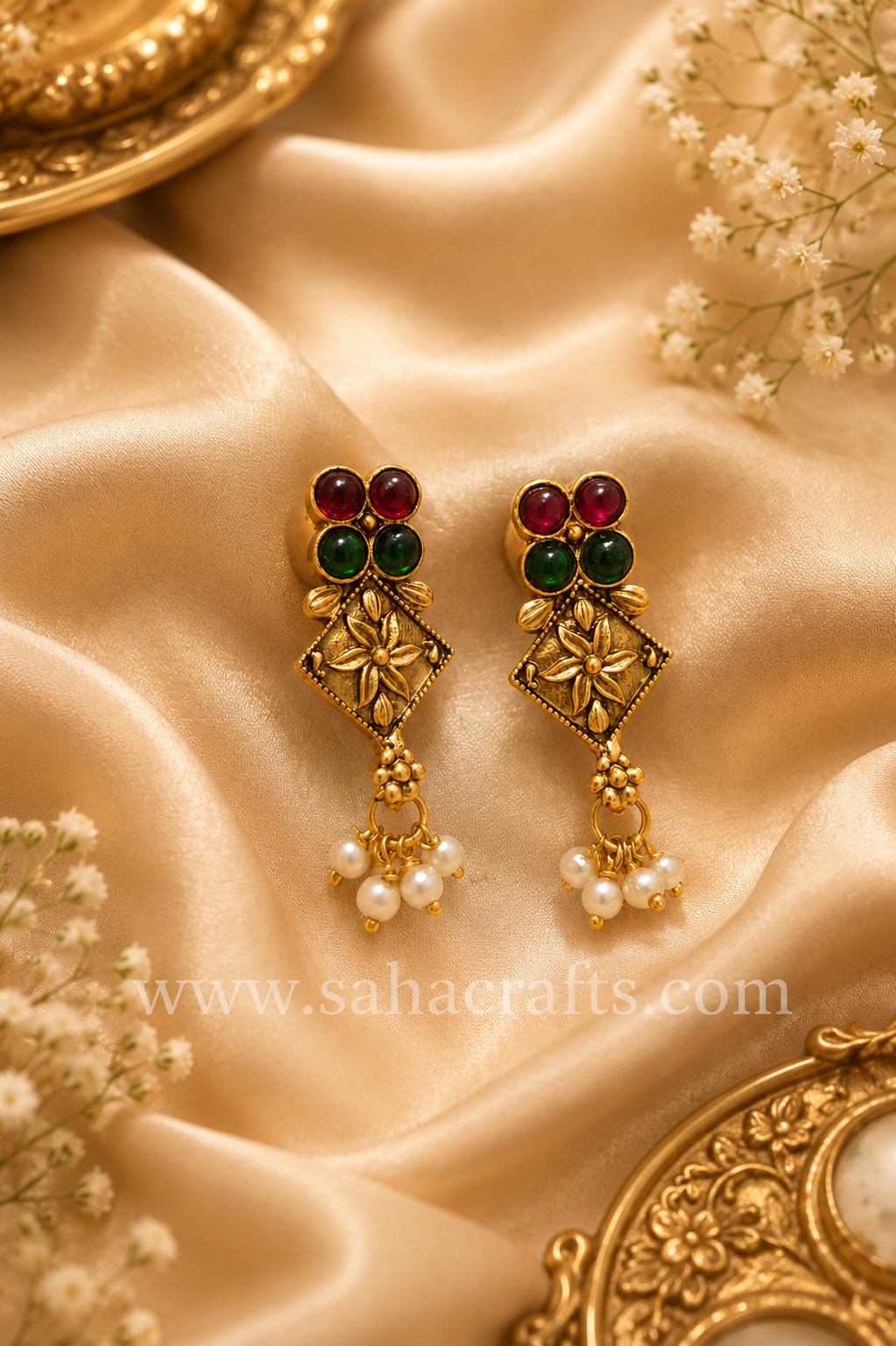 Kavya Gold Neckless Set
