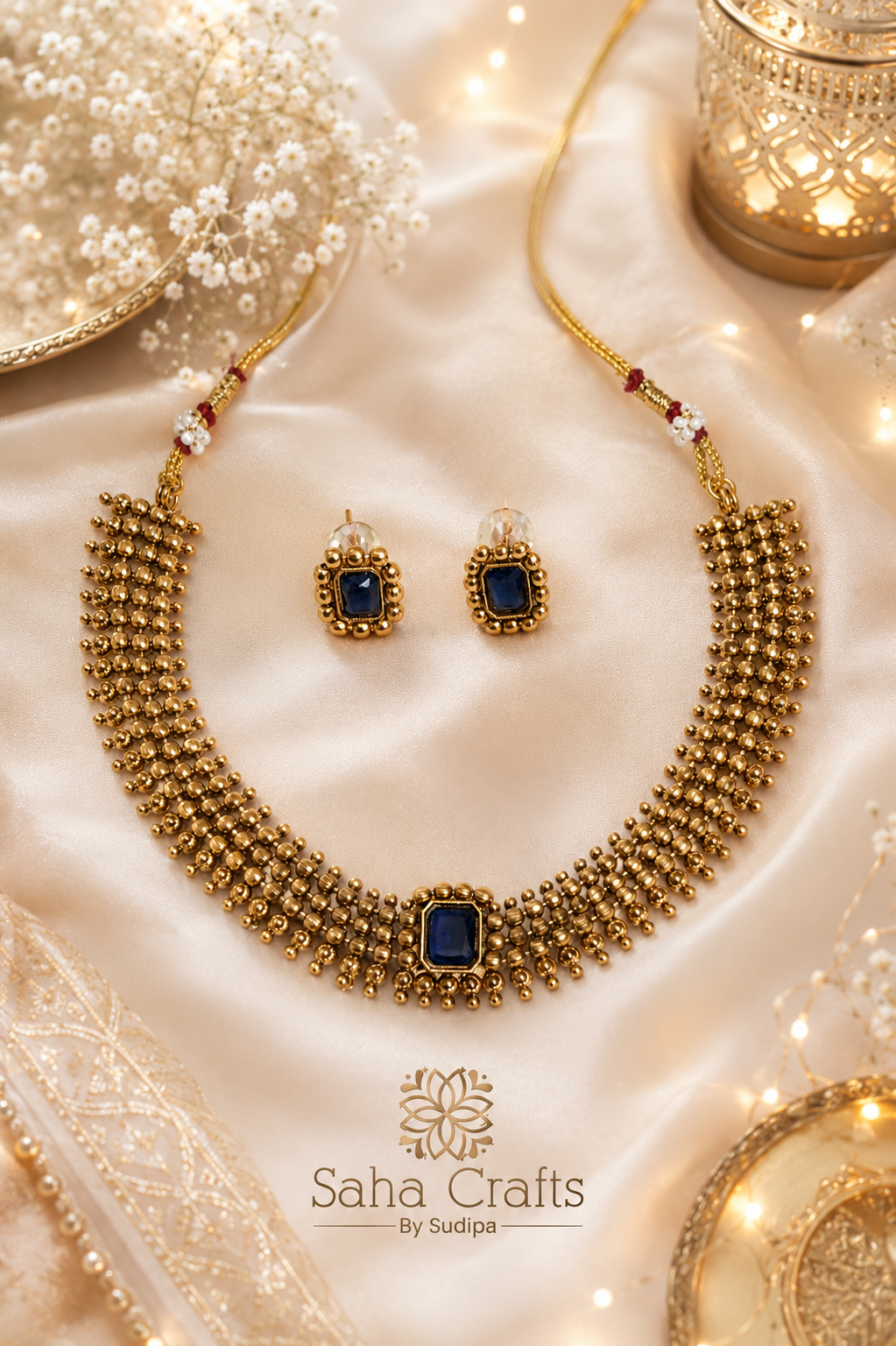 Nili Gold Neckless Set